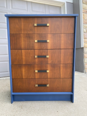 blue mid century modern dresser Mid Century Modern Dresser