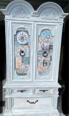 Victorian steampunk armoire
