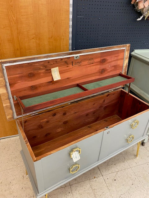 grey cedar chest